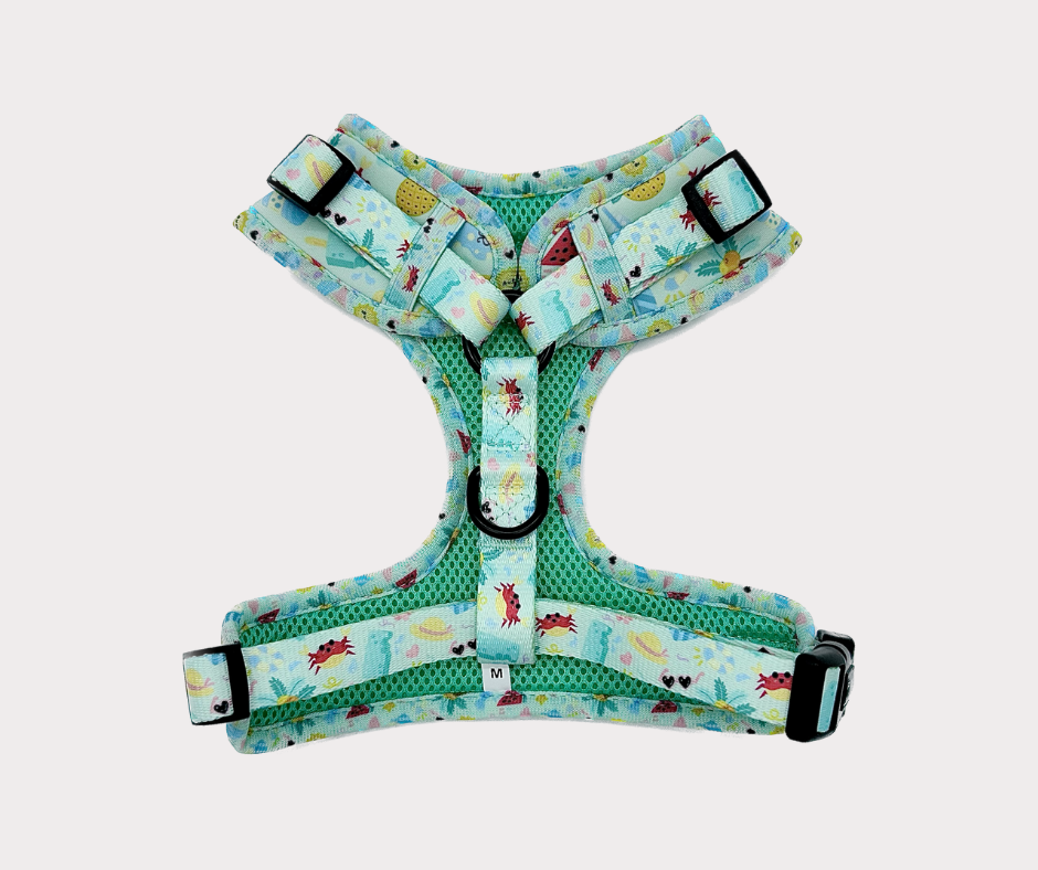 Adjustable Harness - Beach Pawty