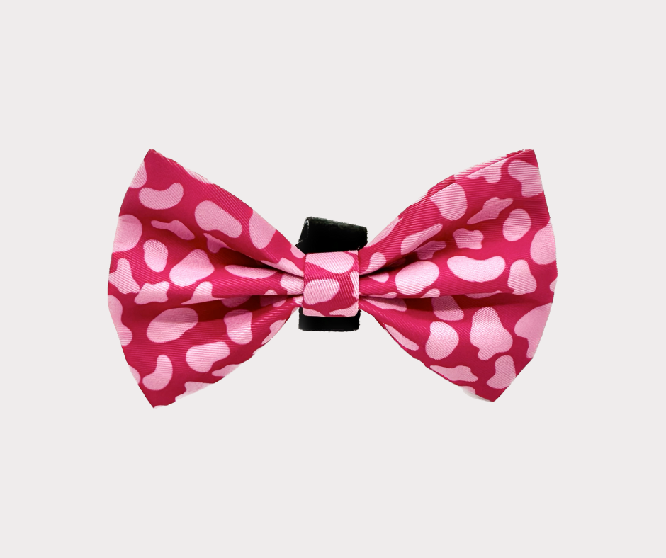 Bow - Pink leopard
