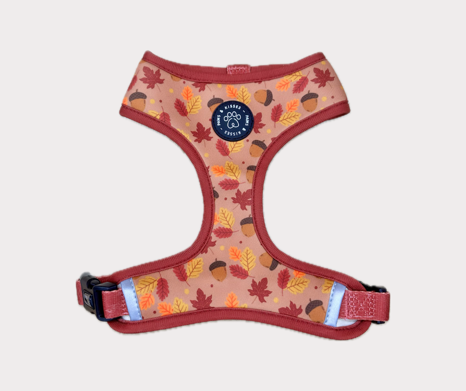Reversible Harness - Fall Leaves to Christmas Trees