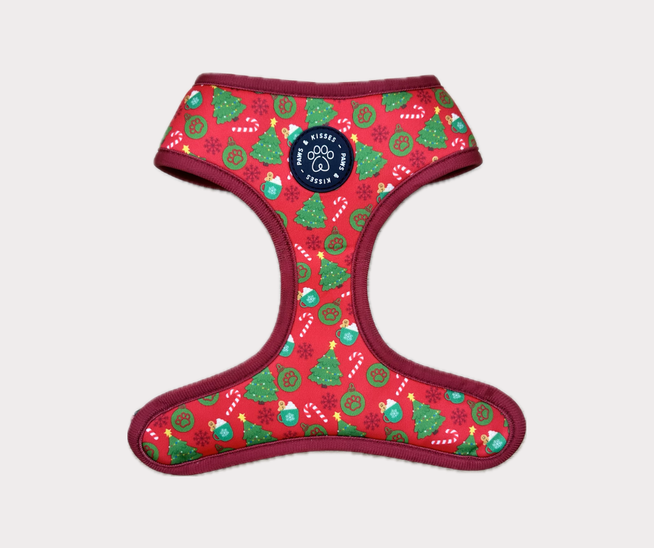 Reversible Harness - Fall Leaves to Christmas Trees