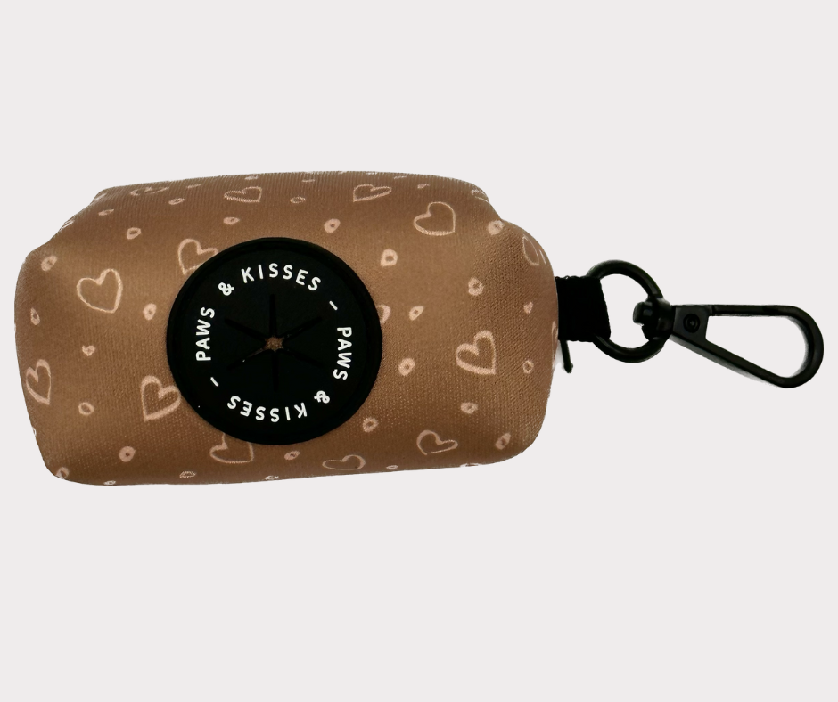 Waste Bag Holder - Hearts & Kisses