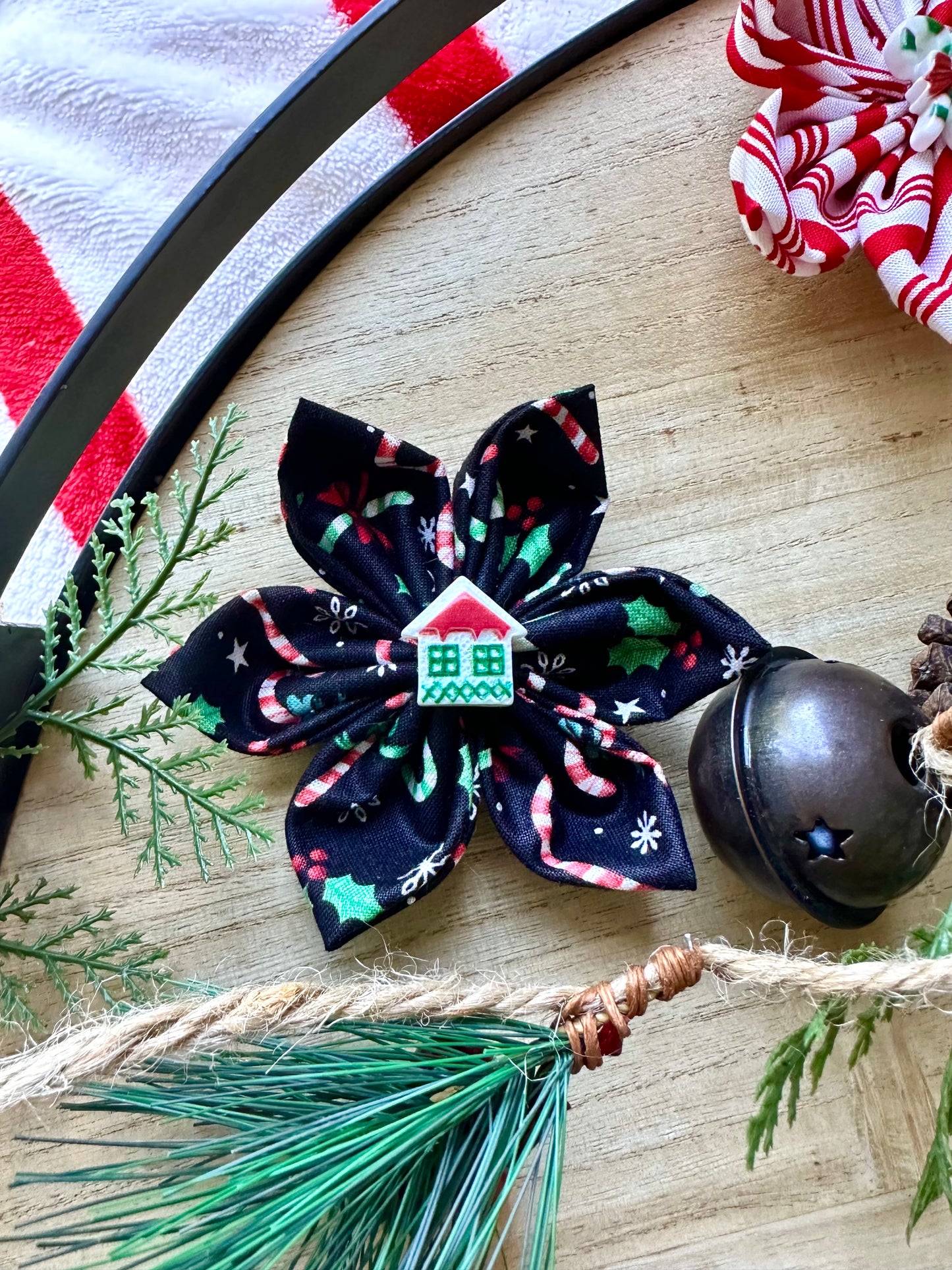 Christmas Collar Flowers