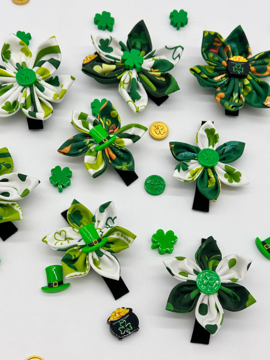 St. Patrick’s Day Collar Flowers