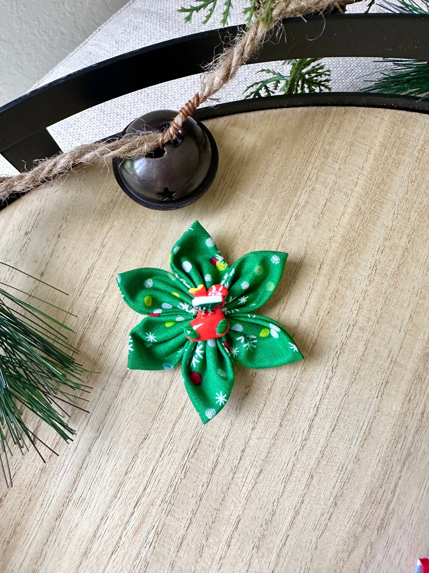 Christmas Collar Flowers