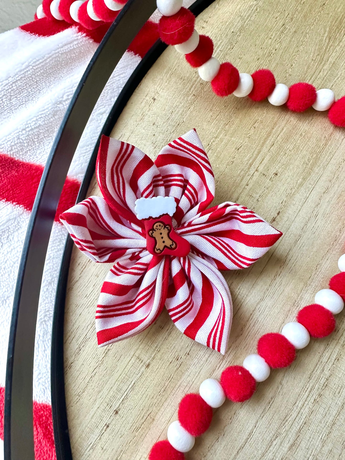 Christmas Collar Flowers