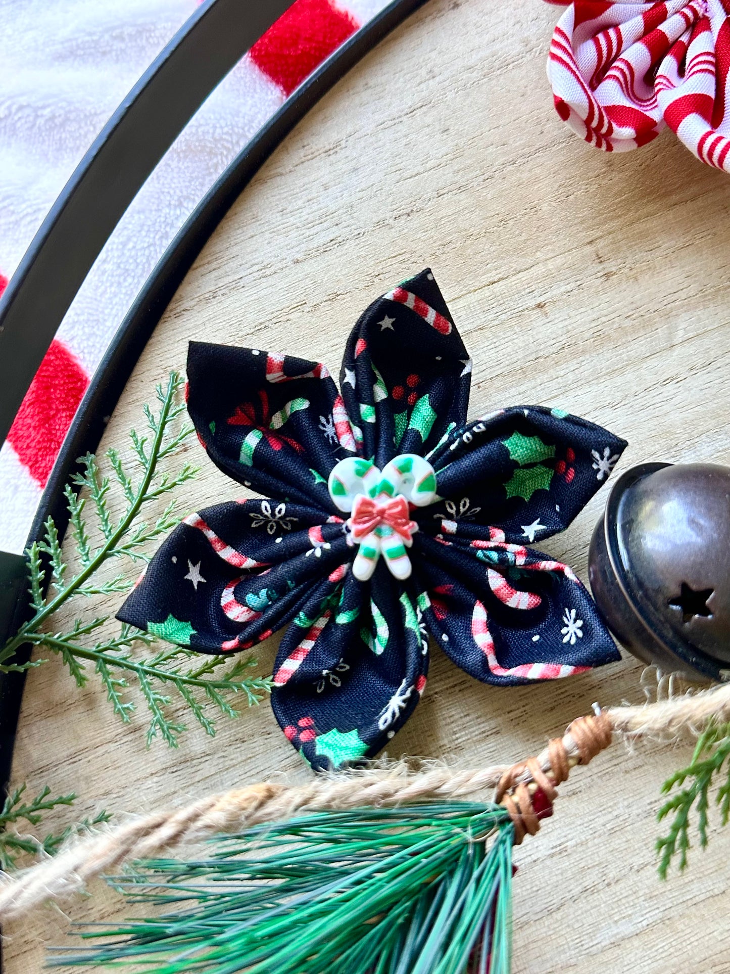 Christmas Collar Flowers