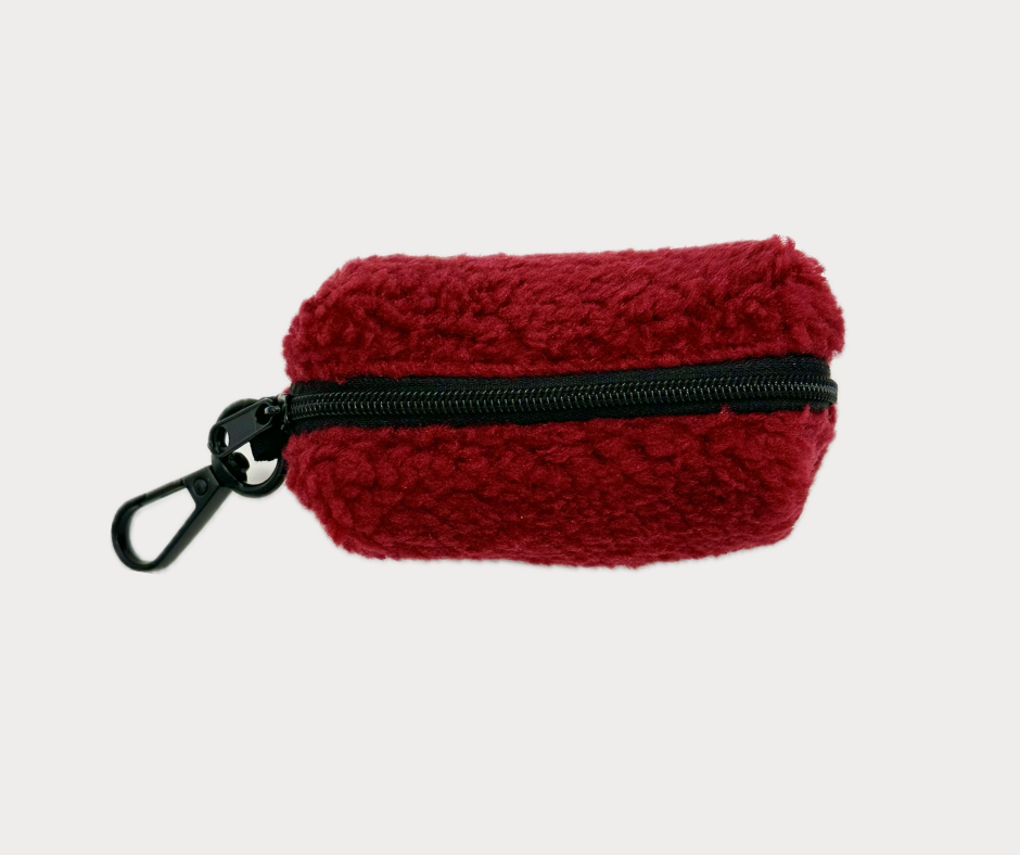 Waste Bag Holder - Teddy Merlot