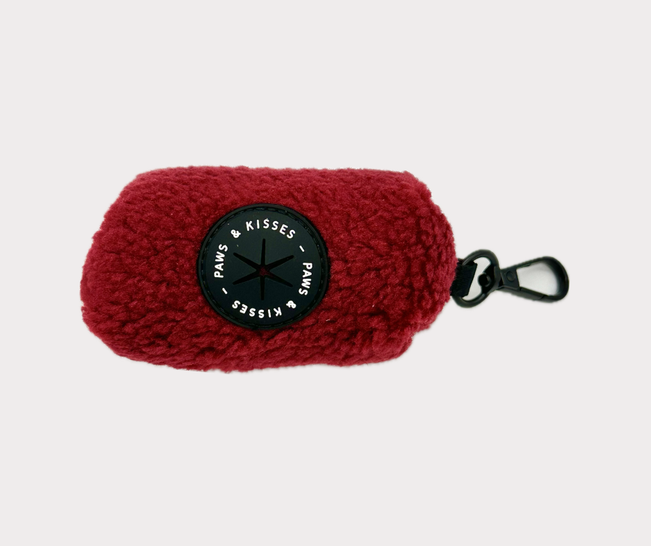 Waste Bag Holder - Teddy Merlot