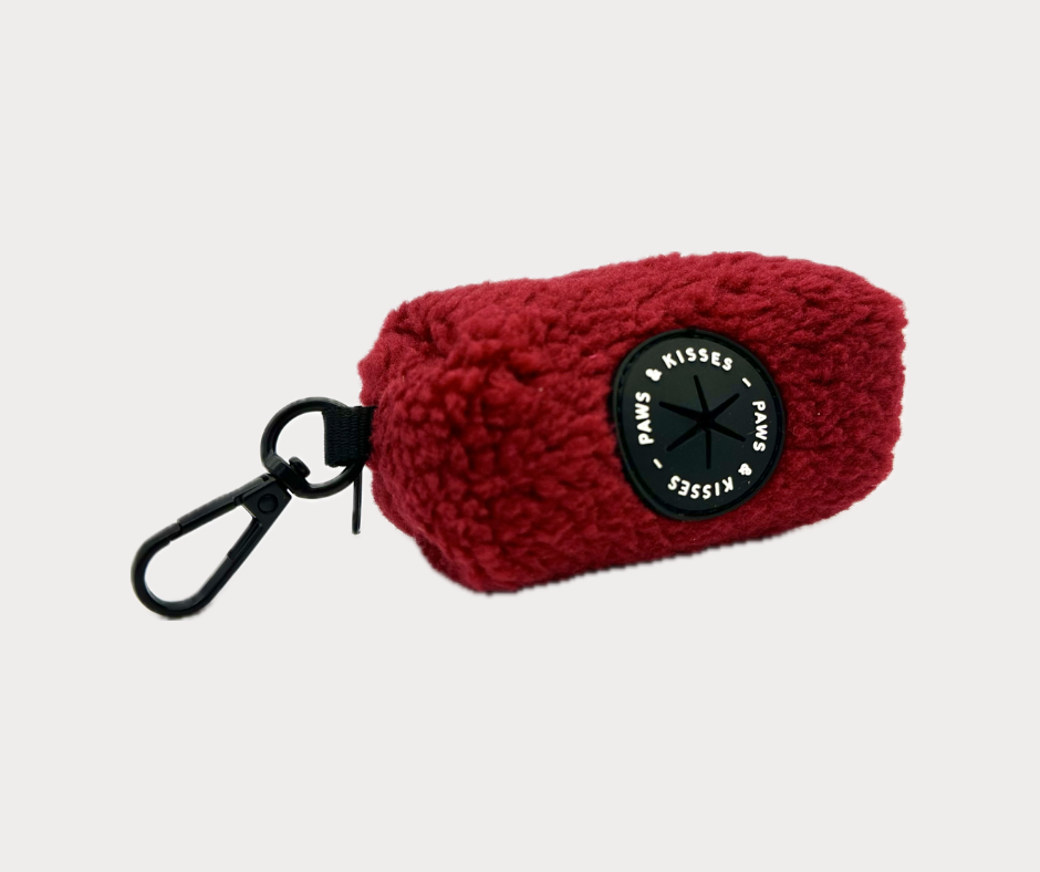 Waste Bag Holder - Teddy Merlot