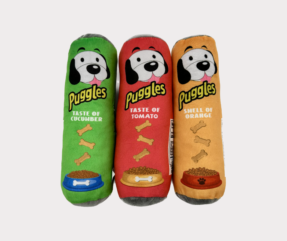 Puggles Plush Squeak Toy β Paws & Kisses