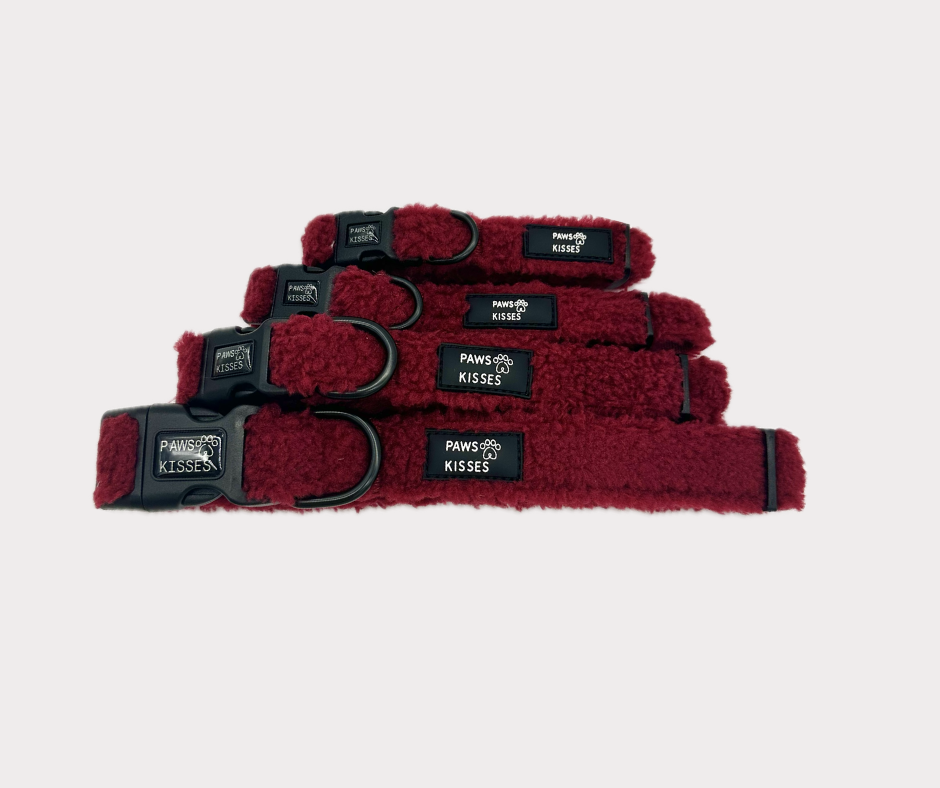Adjustable Collar - Teddy Merlot