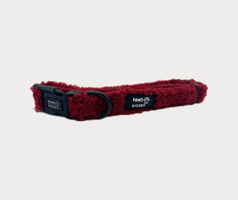 Adjustable Collar - Teddy Merlot